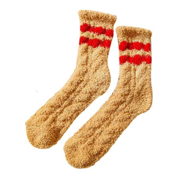 

salewomen coral on flowers fuzzy slipper effects color double strained sleeping socks 83xf, Black;white
