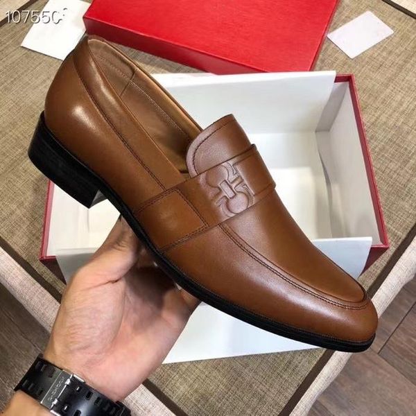 

mm designers brand mens shoes 19ss autumn flat dress shoes shoe mixed color luxury mens loafers party wedding office shoes male footwear 11, Black