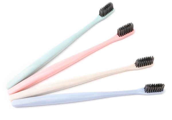 

4-color suit nano super soft oral hygiene bamboo charcoal toothbrush children star l disposable supplies toothbrush universa