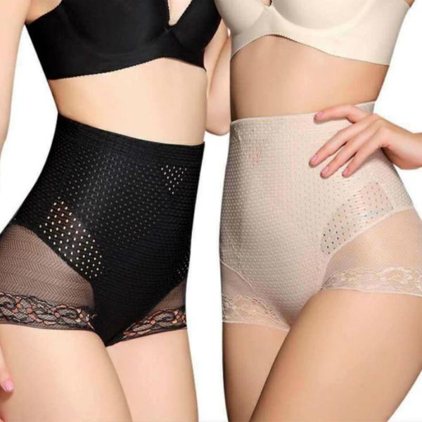 

women's shapers women body-sculpting panties lady high waist lace postpartum shaping girdle regaining butt-lifting woman tights, Black;white