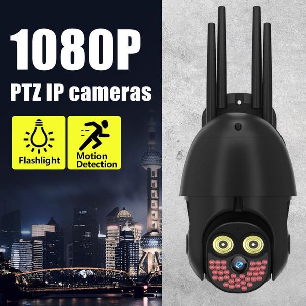 

3mp wireless camera waterproof 4x digital zoom speed dome super 1080p wifi security camera audio ai human detection