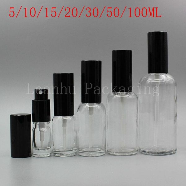

storage bottles & jars 5/10/15/20/30/50/100ml transparent glass spray bottle, perfume/toner/water sub-bottling, empty cosmetic container