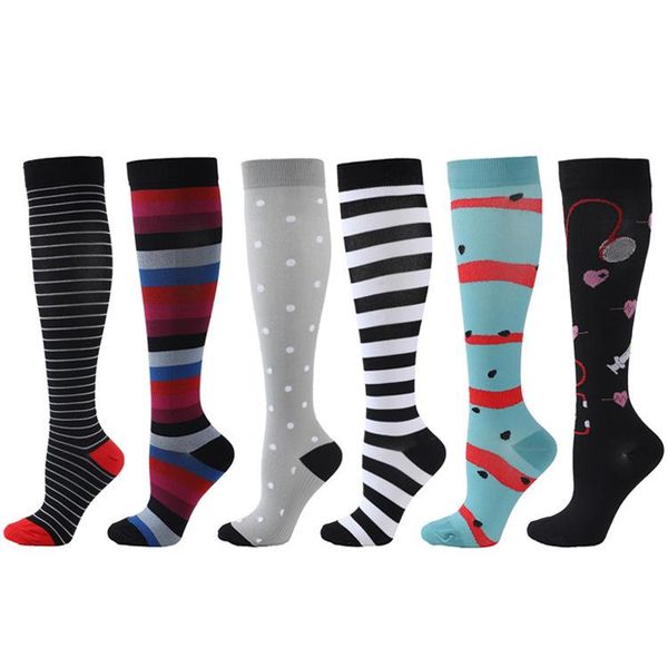 

sports socks basketball compression sock sport 6 pairs running cycling drop, Black