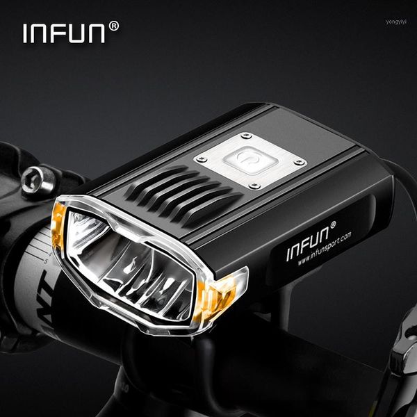 

bike lights infun gt200 front headlight cycling bicycle rechargeable1