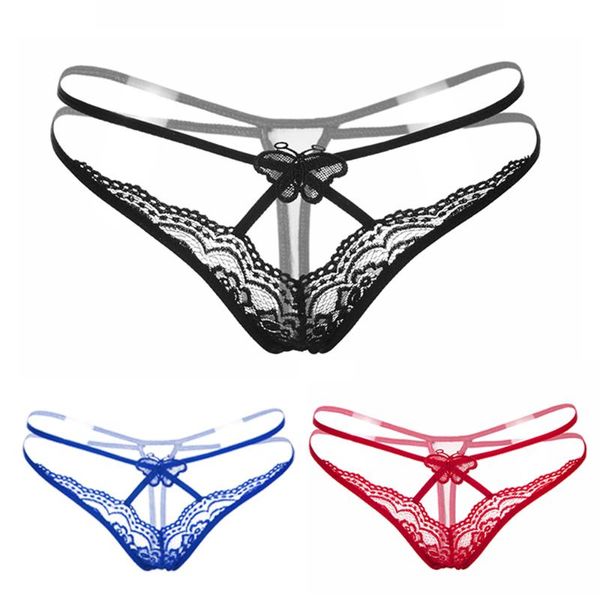 

women's panties underwear flirting products erotic fetish toys for couples lingerie exotic open crotch lace accessories, Black;pink
