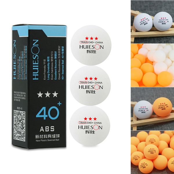 

3pcs pingpong balls table tennis professional three-star level abs 40+mm table tennis balls racquet sports accessories kit