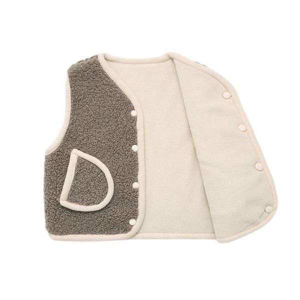 

waistcoat fleece kids vest beige grey children warm baby clothes sleeveless outerwear casual style girls clothing winter coat, Camo