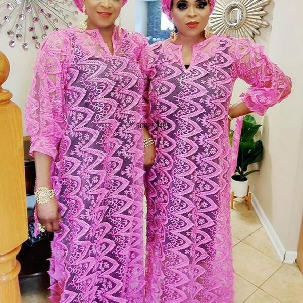 

ethnic clothing dashiki lace african dresses for women super size traditional boubou robe africaine femme 2021 long africa dress clothes, Red