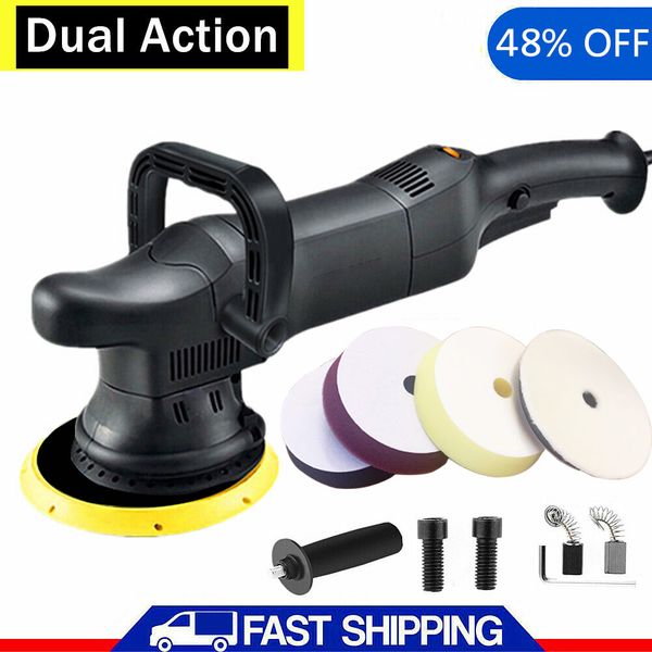 

220v/110v electric car polisher 700w auto polishing machine orbital dual action buffer m8 da waxing tools power sander