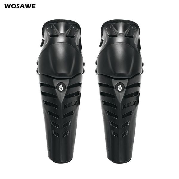 

elbow & knee pads wosawe cycling protector abs skateboard snowboarding sports safety brace kneepad guards joint support protection, Black;gray