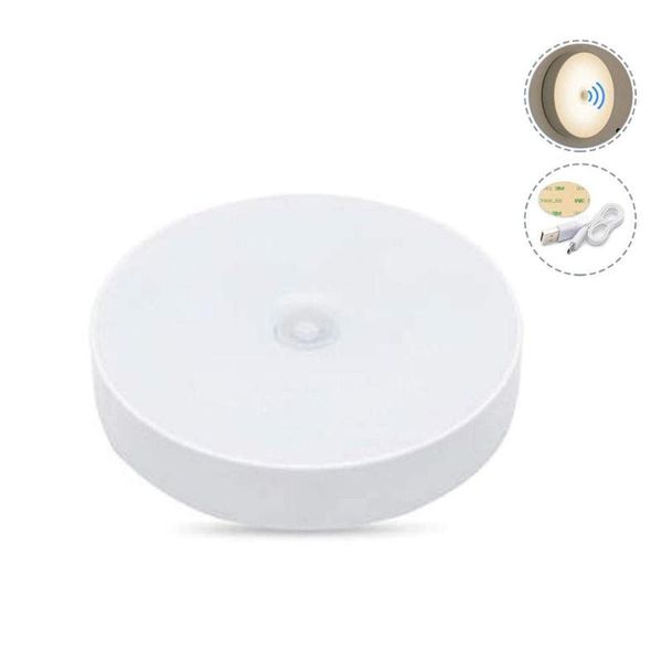 

usb rechargeable led under cabinet light pir motion sensor light for wardrobe cupboard closet kitchen bedroom night lamp
