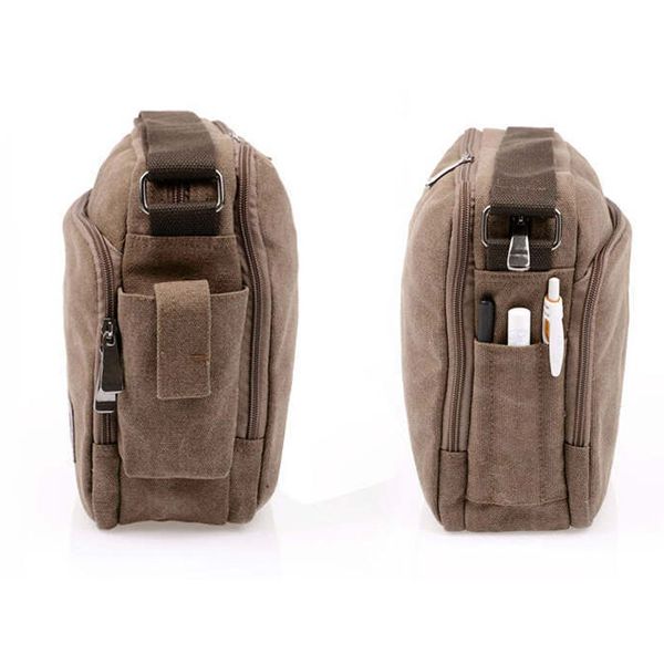 

multifunction canvas bag travel bag men messenger bag brand mens crossbody luxury vintage style briefcase w304