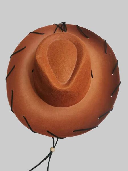 

wide brim hats fedoras for women men belt cowboy ribbon gentleman elegant lady panama fashion hatstrilby party autumn, Blue;gray