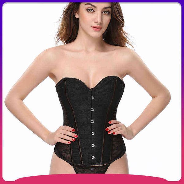 

luxury women's shapers autumn and winter steel l perspective invisible bottoming versatile abdomen gathered cht court corset waist, Black;white