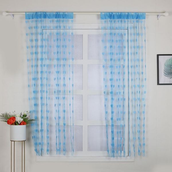 

curtain & drapes for modern bedroom living tulle romantic string tassel window drape panel sheer scarf valances room curtains