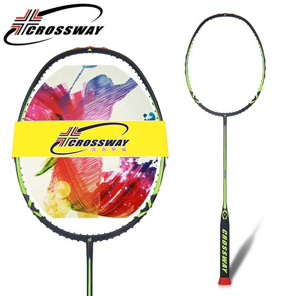

crossway 2021 1pc new powerful badminton racket badminton rackets racquet raquette de outdoor sports fitness bss90