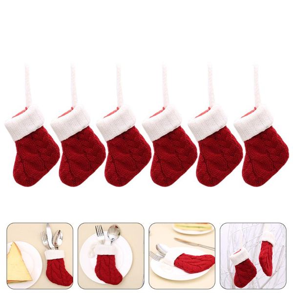 

flatware sets 6pcs christmas style cutlery bags tableware storage holding