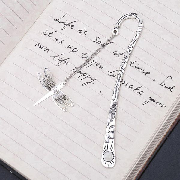 

bookmark glow in the dark luminous book marker creative dragonfly label school office stationery