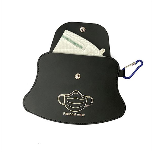 

kids black face cosmetic bag mask carry box woman man masks portable storage case mouth masker cover bags caja