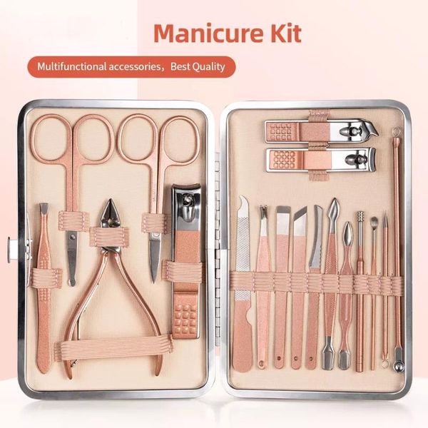 

nail art kits manicure clipper cutter pedicure scissors set stainless steel eagle hook portable clippers tool makeup