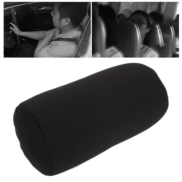 

pillow roll home seat head rest neck support travel micro mini microbead cushion foam particle office nap in stock