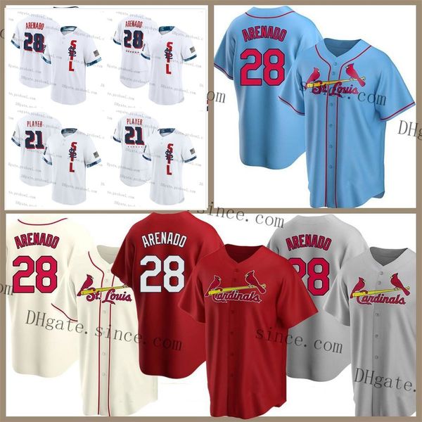 

28 nolan arenado jersey 2021 all-star game 46 paul goldschmidt yadier molina matt carpenter & ozzie smith harrison bader stan musial dexter, Blue;black