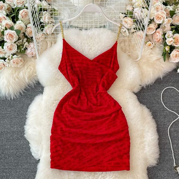 

casual dresses chain spaghetti strap bodycon mini dress women summer v-neck sleeveless high waist letters print draped party club, Black;gray