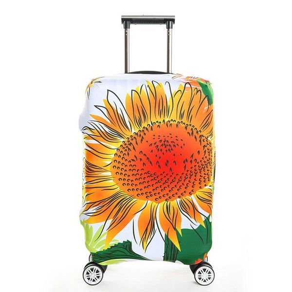 

toiletry kits tripnuo thickest elastic sunflower luggage suitcase protective cover, apply to 18-32inch cases, travel accessories