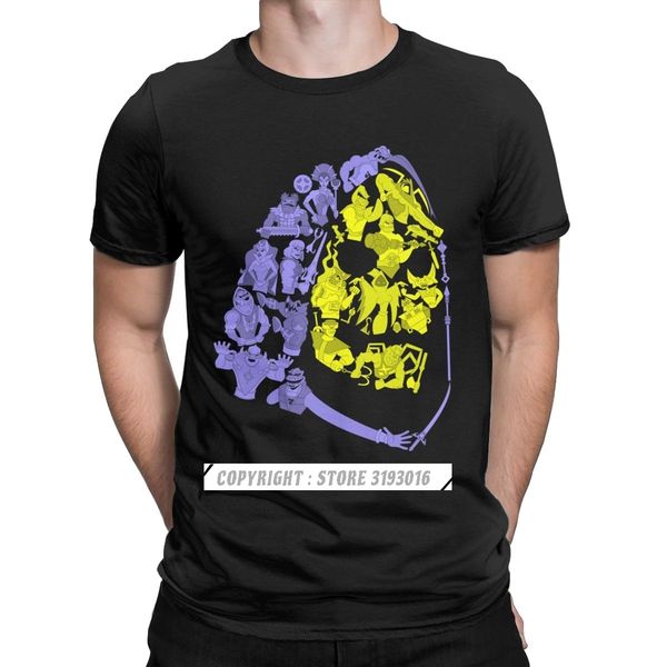 

ccccsportskeletor and friends he-man of the universe tee shirt men cotton tshirt skeletor 80s she-ra beast tee shirt man, Black;yellow