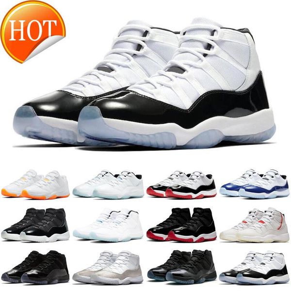 

fashion bright citrus 11 11s jumpman men women basketball shoes jubilee cool grey legend blue low mens trainers sports sneakers, Black