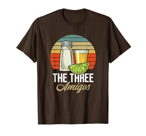 

retro tequila salt and lime three amigos party shirt t-shirt, White;black