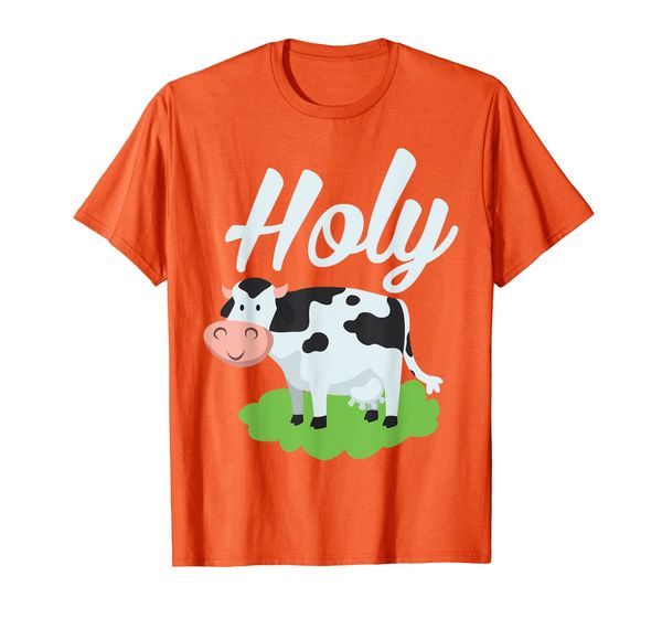 

holy cow funny pun cows gift t-shirt, White;black