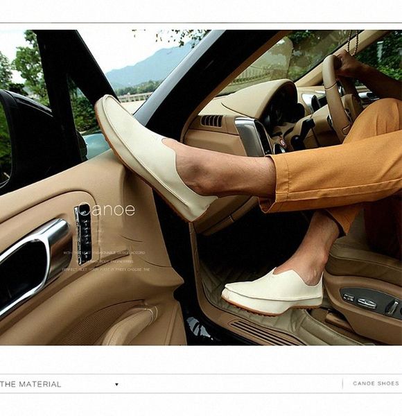 

new casual men leather shoes breathable loafers moccasin male comfortable soft flats footwear lightweight driving shoes big size p6ha#, Black