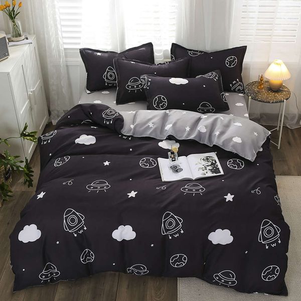 

summer and autumn student dormitory 3-piece washable sheet quilt cover 4-piece bed