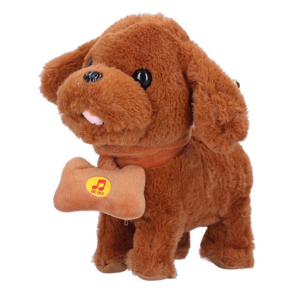 

lovely plush electronic dogs interactive electronic pets robot dog bark stand walk electronic toys dog for kids baby gifts