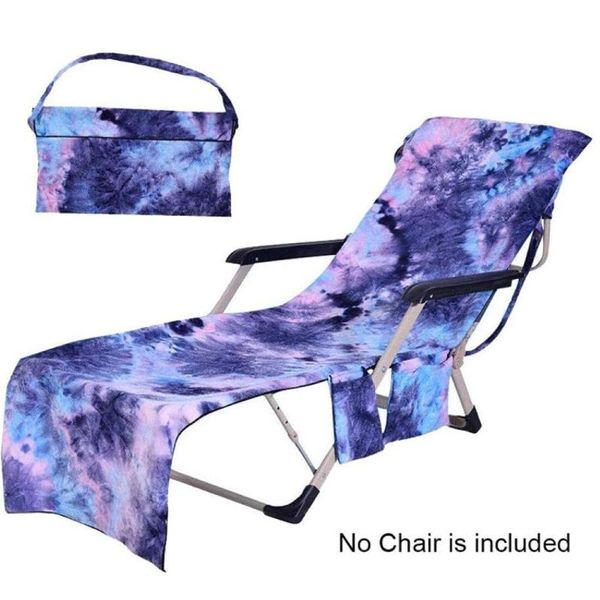 

chair covers beach cover with storage pockets soft chaise lounge seat protector for pool el vacation kitchen home