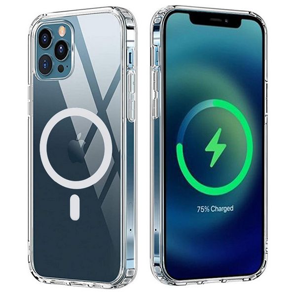 

tpu pc magnetic mage shockproof high transparent safe case for apple iphone 12/12 pro/12 mini/12 pro max/iphone 11/11 pro/11 pro max