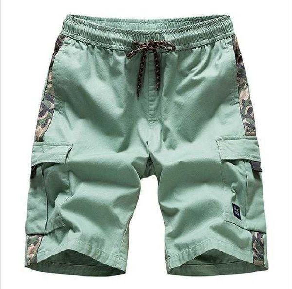 

men's pants luxury designer men sport casual beach cargo shorts loose knee length trousers summer d7hq, Black