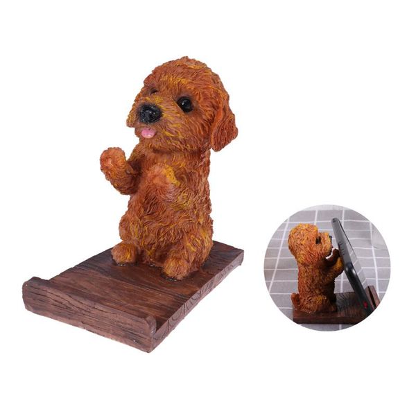 

cell phone mounts & holders teddy dog stand animal bracket for deskhome