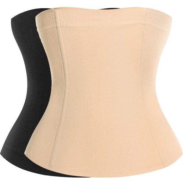 

women's shapers abdomen belt women postpartum repair corset body shaping underwear slimming waist trainer reduce belly tummy control bo, Black;white