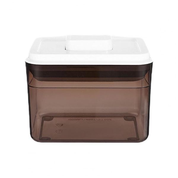 

storage bottles & jars 350ml/700ml/1000ml jar multifunctional large capacity acrylic press type square sealed box container home