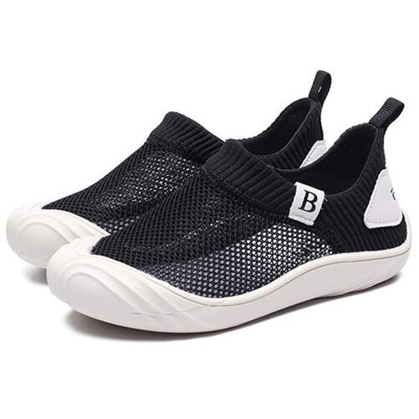 

sneakers boys girls summer running shoes kids for mesh breathable children sports absorption soft rubber sole school, Black;red