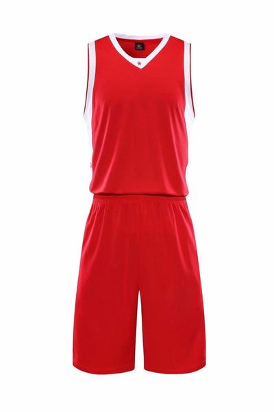 

custom shop basketball jerseys customized basketball apparel sets with shorts clothing uniforms kits sports design mens basketball a34-11, Black;red