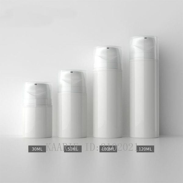 

storage bottles & jars 30ml50ml100ml120ml 20pcs/lot empty white pp cosmetic airless bottle,diy foundation vacuum bottle,snap travel convenie