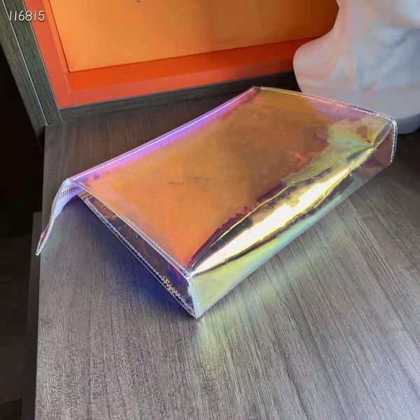 

2021 summer fashion radium sagittarius bag washbag cosmetic bags high-end material temperament lady leisure style electroplating hardware