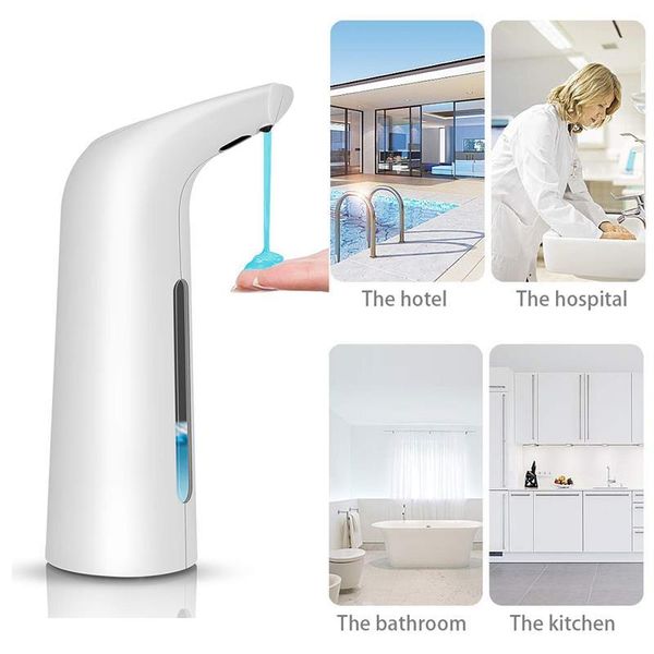 

liquid soap dispenser pump automatic infrared sensor non-contact foam shampoo kitchen bathroom