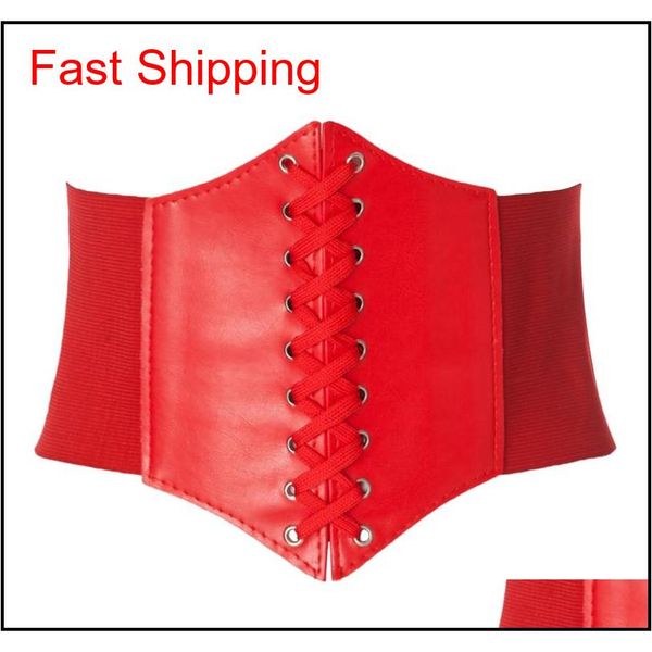 

women's ultra plus wide belt faux leather elastic corset belt front tie up waist belt girl c jllzbk bdesybag, Silver