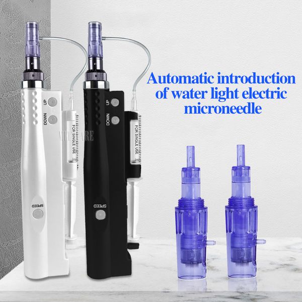 

electric mesotherapy gun injection derma pen vital acid injector microneedle meso gun skin rejuvenation dermapen beauty tool per