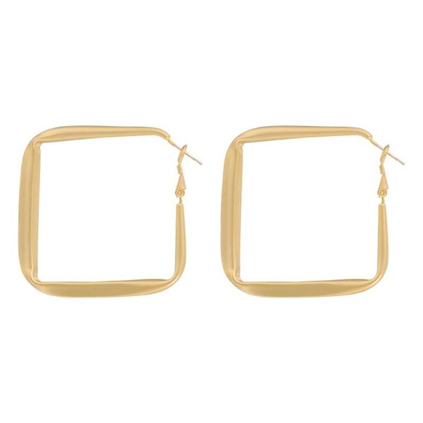 

hoop & huggie earrings for women square luxury zircon circle round earring fashion earings jewelry pendientes 2021 kolczyki, Golden;silver
