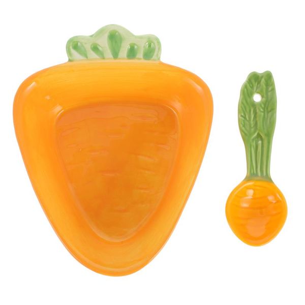 

bowls 1 set of storage bowl fruits salad dessert radish design spoon